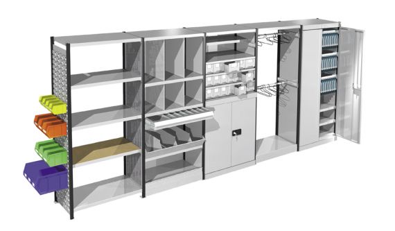 Stormor Metal office shelving