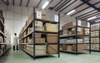 Adjustable industrial shelving