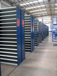 Small parts shelving